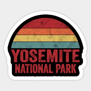 Vintage Yosemite National Park Sticker